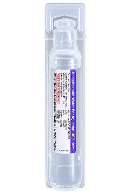 Close-up of the Genetek 10 mL container